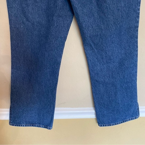 Bill Blass Vintage Floral Embroidered High Rise Blue Jean Sz 12P - Picture 13 of 16